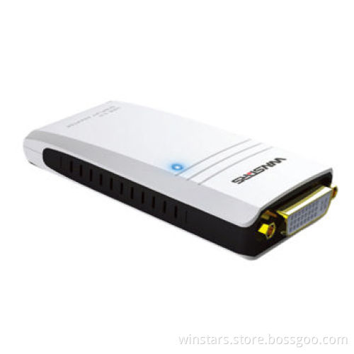 USB to DVI Adapter Compatible with USB to VGA, USB to HDMI Function